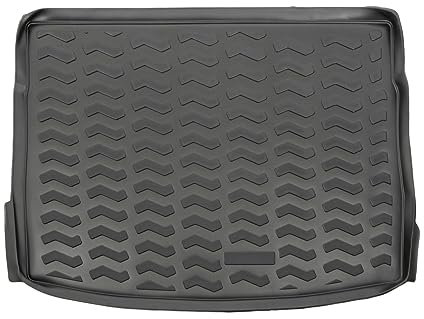 J&J AUTOMOTIVE | Gummi-Kofferraumwanne Kofferraum-Schutzmatte Kompatibel mit Golf 7, Fließheck 2012-2019, Anti-Rutsch, 100% Passgenauigkei, Geruchlos