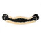 Merauno® Lammwolle Western Mondgurt Sattelgurt, aus Qualitäts Merino Lammwolle, spezielle anatomisch konkave Form, für bessere Rutschfestigkeit. Farbe:Natur, Schwarz, Braun, Anthrazit
