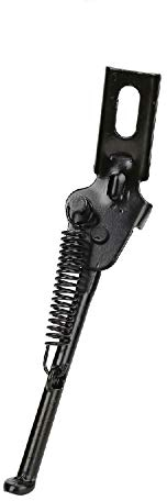 Bike Kickstand Unterstützung Fahrradständer Kinderfahrradständer Universal-Fahrradständerhalterung Verstellbarer Fahrrad-Seitenständer für Mountainbike-Durchmesser 12 14 16 18 20 Zoll schwarz 12 Zoll