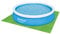 Bestway Flowclear 58636-Protector de Suelo para Piscinas 9 Piezas 78x78 cm, Gris