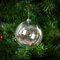 Yolaka Lot de 5 boules de Noël en verre transparent irisé à remplir soi-même 80 mm