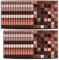 Hiser 25 Pièces Marbre Adhésive Décorative à Carreaux pour Salle de Bains et Cuisine Stickers Carrelage, Mosaïque Style Imperméables Auto-adhésifs 3D Adhésive Décoration (Marron,15 x 15cm)