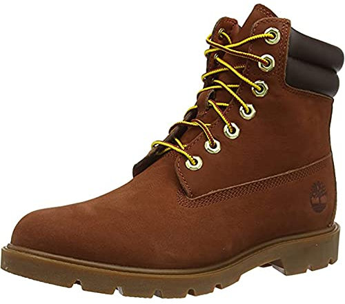 Timberland Homme 6 inch WR Basic Botte Tendance, Rust Nubuck, 43.5 EU