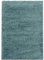 Teppium Moderner Hochflor Teppich Läufer Flur 60x110 cm Aqua Blau - Shaggy Flauschiger Teppich, Extra Weich, Pflegeleicht - Ideal als Bettvorleger Schlafzimmer, Küchenläufer, Wohnzimmerteppich