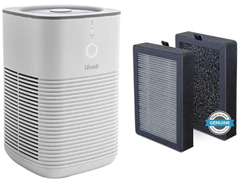 LEVOIT Air Purifier for Home Bedroom, Dual H13 HEPA Filters, LV-H128 & Air Purifier Replacement 3-in-1 Pre, H13 HEPA, Activated Carbon, 3-Stage Filtration System, LV-H128-RF and LV-13EU-RF Filter