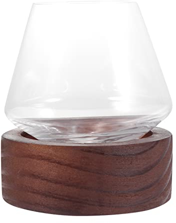 TOPBATHY 1set Bicchieri Da Cocktail Con Design Rotante Elegante Coppa Per Whisky e Vino Per Eventi e Feste