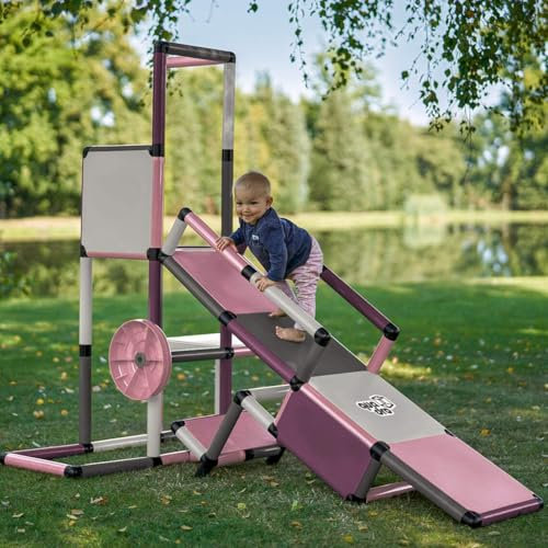 Quadro Evolution Home Baukasten – Modularer Kletterbaukasten für Babys & Kinder, 36 Modelle, Ab 6 Monaten, Indoor & Outdoor, TÜV-Zertifiziert Berry