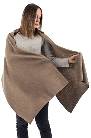 Dalle Piane Cashmere Damen Stola Kaschmir-Mix | Hochzeitsschal und Abendstola für Zeremonien und Reisen, 60x185 cm, vier Jahreszeiten, Geschenk für Sie, Made in Italy