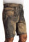 Royal Kurze Lederhose Bayerische Lederhose Oktoberfest Short Lederhose Herren kurz Lederhose Trachten Lederhose mit Trachtengürtel Gr 46-64 (as3, Numeric, Numeric_58, Regular, Short, 58)