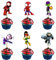 Seyal® Spide and His Amazing Friends Cupcake Topper