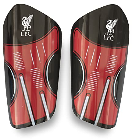 Liverpool F.C. DELTA Slip-In Shin Guards - Youth, Red