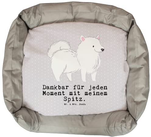 Mr. & Mrs. Panda Hundebett Spitz Moment - Geschenk, Tierfreund, Tierbett, Welpe, Körbchen, Hundeschlafplatz, Hundekissen, Hundemöbel