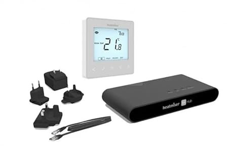 Heatmiser neoKit1 Smart Heating Thermostat & Hub Kit White
