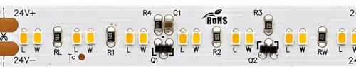 LED Strip DIM TO WARM LED, 8,6W/m, 3000-2300K, 5m, 224 LED/m, IP20, 24V, 570lm, Ra90