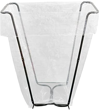 Frame for bin bag holder, metal frame support stand for bag, versatile and easy to install bag holder for leaves, rubbish and laundry
