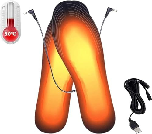 Solette Riscaldanti, Solette Termiche, Scaldapiedi Elettrico, Solette riscaldate USB, (41~46）