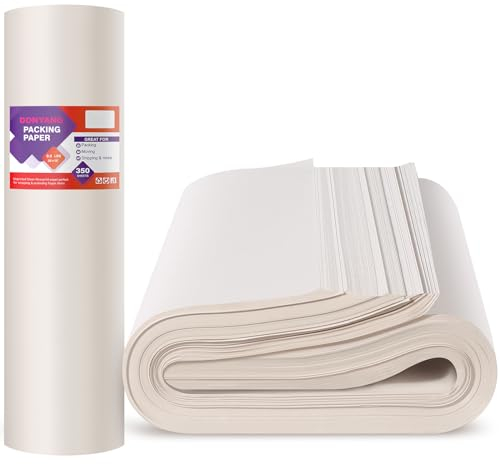 Packing Paper Sheets for Moving Supplies, 26 x 15 Newsprint Paper for Small Medium Large Moving Boxes, Packing Boxes for Moving Essentials, Dishes Glassware Packaging Wrapping Paper 9 lbs 350 Sheets