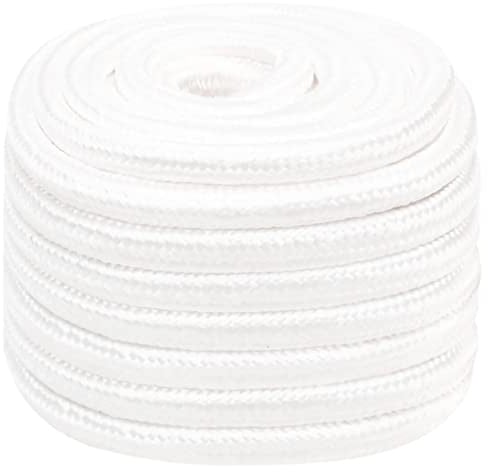 vidaXL Bootsseil Ankerleine Festmacher Tauwerk PP Leine Seil Tau Polypropylenseil Geflochten Flechtleine Weiß 20mm 100m Polypropylen
