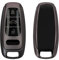 kwmobile Autoschlüssel Hülle kompatibel mit Audi A6 A7 A8 Q7 Q8 3-Tasten Autoschlüssel Keyless - Schlüsselhülle Silikon Cover - Schwarz matt Schwarz