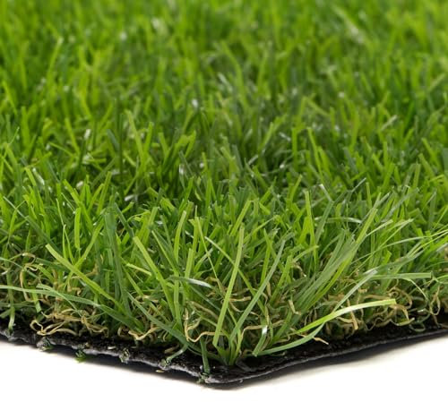 STI Prato Sintetico 30mm Finta Erba Tappeto Manto Giardino Pet Cane Gatto 4 Sfumature Colore Taglio 1x1mt