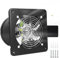 DBREAKS ø150mm Abluftventilator, Badlüfter Leiser, 38W Industrie Wandabluftventilator, 525m³ Wandventilator Lüfter Abluft, für Küche, Badezimmer, Garage, Küche(Schwarz)