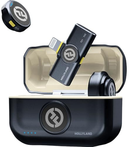 Hollyland Lark M2 L Microphone Lavalier pour iPhone/iPad