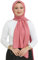 Prien Hijab Kopftuch Für Damen, Frauen Schal Kleider, Modern Kopftücher Weicher Jersey, Muslim Kleid Türkisch Premium Gebetskopftuch, Umrah Geschenk, Hijab Set (Rose)
