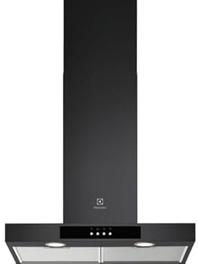 Cappa Aspirante Decorativa - Electrolux - Lft426k - 59,8 X 45 X 67,8 Cm - Nero