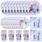 60 PCS Frozen Birthday Party Supplies, Frozen Tableware Set Includes 20 PCS Plates, 20 PCS Napkins, 20 Paper Cups for Princess Party Decorations