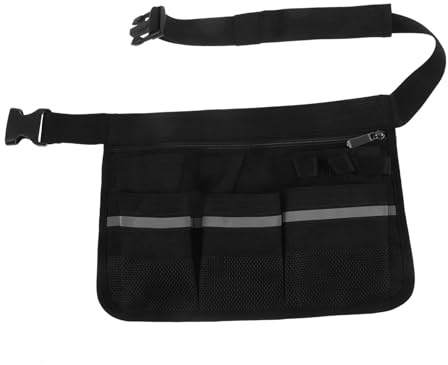 WRITWAA Hüfttasche Oxford Gewebe Schnallendesign Aufbewahrung für Ätherische Ölflaschen Tragbare Massageflaschen Tasche für Masseure und Therapeuten