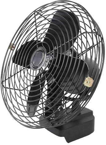 Bewinner 50W 8 Inch Jobsite Cordless Fan for BL1830 BL1840 BL1850 BL1860,Portable Mini Battery Powered Electric Fan, Outdoor for Construction Sites, Camping, Pool