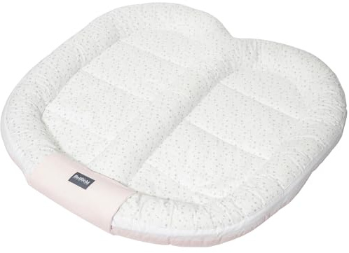 Bellochi Zwillingsnest – Babykokon für Zwillinge 100% Handmade. Großes Kuschelnest aus Baumwolle & Sicheres Liegekissen in Herzform