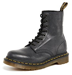 Dr. Martens 11821002_43, Stivali Bovver Donna, Black Black Nappa 002, 42 EU