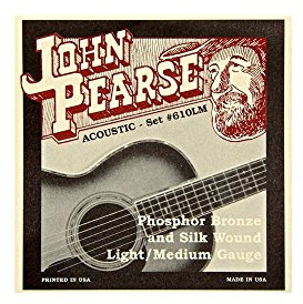 John Pearse 610 LM Phosphor Bronze+Silk 012/053