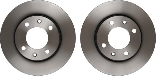 TRW DF4185 2x Bremsscheiben Kompatibel mit Citroen C3 I (FC_, FN_) 2002-2013 Hinterachse und Andere Fahrzeuge