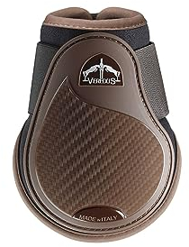 Veredus Streichkappen TR Pro Rear hinten Hartschale mit Neopren (L, braun)
