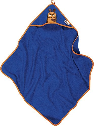 Playshoes Unisex Kinder Frottee-Kapuzentuch die Maus 340040, 11 - Marine, 75x75cm