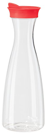Oggi 7353.2 Tritan Juice Jar, 1.6-Liter, Red