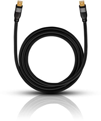 Oehlbach Impact Plus M2 Minidisplayport-Kabel (3-Fach Schirmung, 5K, UltraHD, HDCP/DPCP) schwarz - 2m