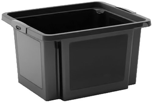 Kis Aufbewahrungsbox H Box 23 Liter in schwarz, Plastik, 42x35x23 cm