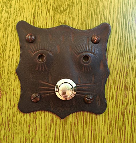 Antikas - Individuelle Türklingel Katze - antik-rusted Klingel Haustür Schelle Türschelle