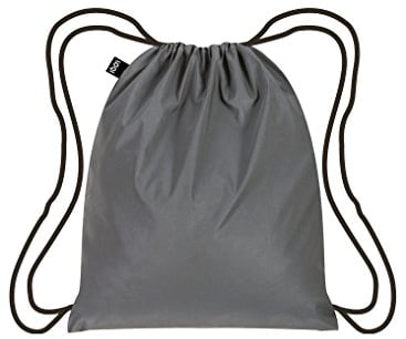 LOQI Artist Reflective Silver Backpack Rucksack, 44 cm, 10 liters, Mehrfarbig (Multicolour)