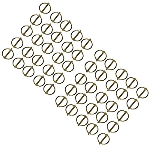4.5mm Lynch Pin Clip Clamp (Linchpin) Linkage Locking Pin 50pc Tractor Trailer