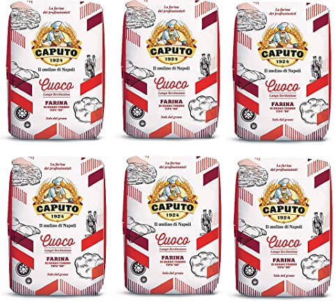 6x Farina Molino Caputo Cuoco chief Pizza Napoli Pizzamehl Pizza Mehl 1kg