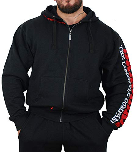 Brachial Premium Herren Kapuzenjacke Gym - Hoodie Sweatjacke Sweatshirt Jacke mit Kapuze für Bodybuilder Sportler