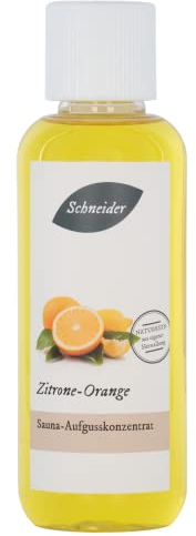 Saunabedarf Schneider - Aufgusskonzentrat, Saunaaufguss Zitrone Orange 250ml