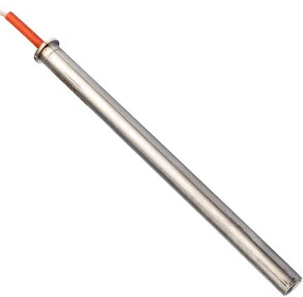 Resistenza, candeletta originale di accensione per stufe a pellet EDILKAMIN cod. R207770, diametro 12,5mm, lunghezza totale 182mm, lunghezza sottobattuta 180mm, 350Watt.