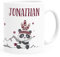 SpecialMe® Kindertasse Kunststoff Panda Pandabär Boho Indianer personalisierte Namenstasse für Kinder Jungen Mädchen weiß Kunstoff-Tasse