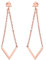 a little something® Ohrringe Norrebro | Damen Ohrhänger mit 18 Karat Vergoldung (Gold & Roségold) | Inklusive nachhaltiger Geschenkverpackung mit FSC®-Zertifikat