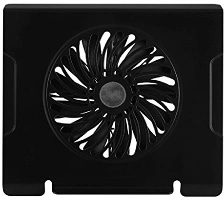 Base di Raffreddamento 15.4” Laptop Pad Raffreddamento Regolabile Monte Stand One Big Fan 200 Millimetri di Raffreddamento Un Composito Porta USB 2.0 Plastics (Nero) Notebook Cooler (Color : Black)